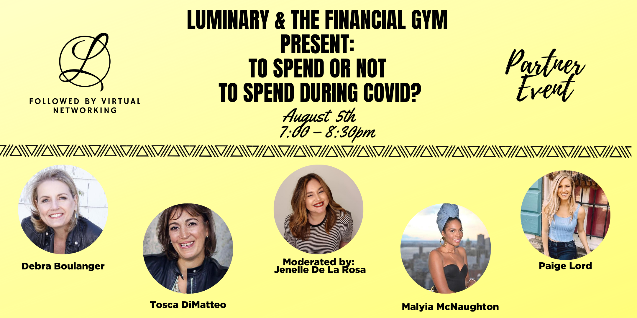 Luminary & The Financial Gym Present: To Spend or Not To Spend During COVID
